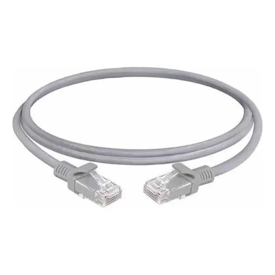 Patch Cord Cat 5e 2m Red Voz Data Cable Utp Rojo Azul Gris 
