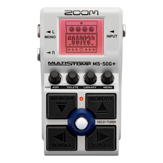 Zoom Pedal Para Guitarra Multiefeitos Stompbox Ms-50g+ Cor Prateado