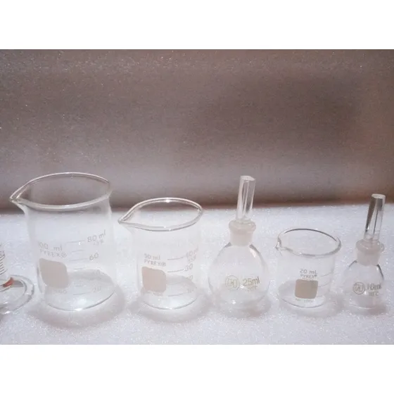 Vasos Precipitados De Vidrio Nuevos