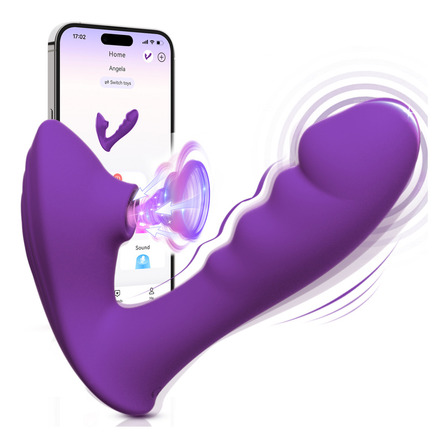 Vibrador Con Succión Del Clítoris Y Estimulador Del Punto G Color Violeta,vibradores Consolador Con 10 Modos De Vibración Y Succión Control Por App, Masajeador Íntimo De Doble Función,juguete Sexual Vibrador Con Succión Del Clítoris Y Estimulador Del Punto G Color Violeta,vibradores Consolador Con 10 Modos De Vibración Y Succión Control Por App, Masajeador Íntimo De Doble Función,juguete Sexual