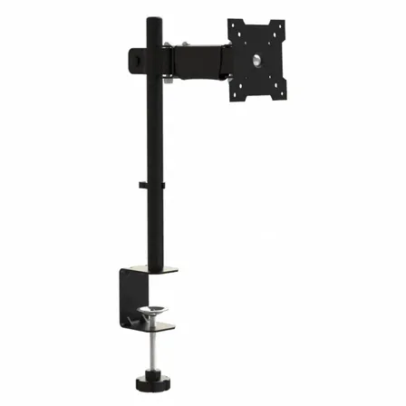 Suporte Para Monitor de Mesa Articulado Dion Para Telas de 13" a 27" com Rotação 360° e Fixação Por Morsa