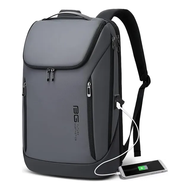 Mochila Impermiable Inteligente Para Laptops 15.6-gris