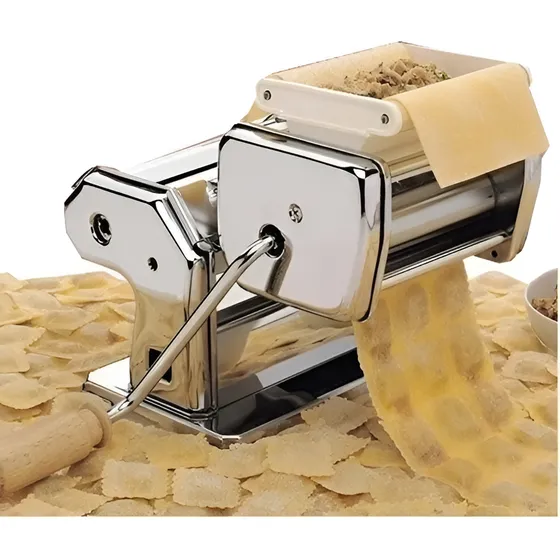 Máquina Para Hacer Pastas Raviolera Genérica 3 En 1 Color Gris