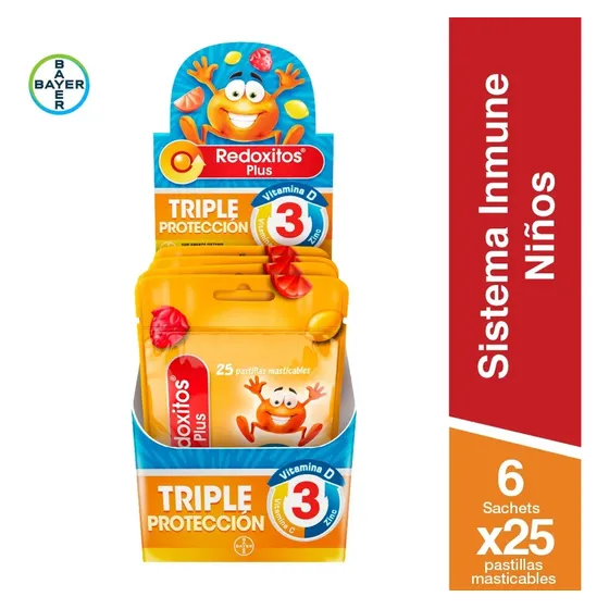 Kit Redoxitos Plus Multivitamínico 25 Masticables X 6und