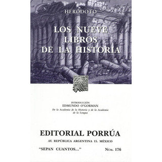 Los Nueve Libros De La Historia (sc176) Los Nueve Libros De La Historia (sc176)