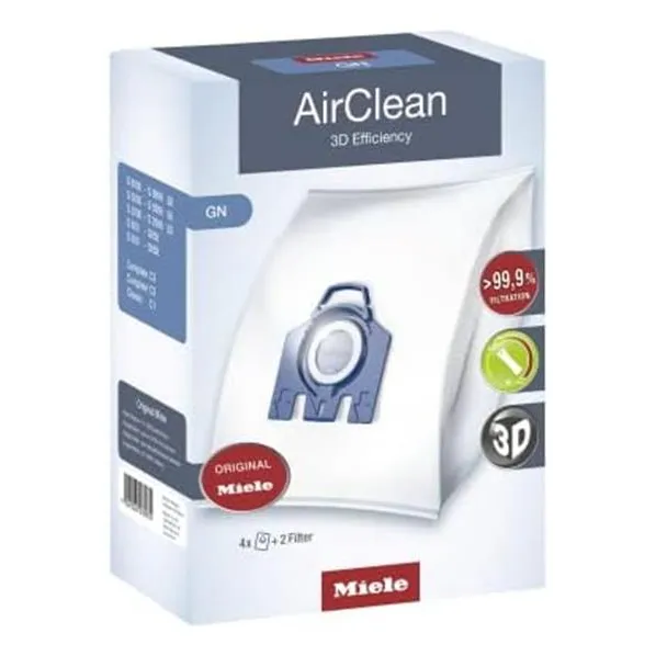 Bolsas Miele Airclean 3d Gn, Alto Rendimiento Y Filtración