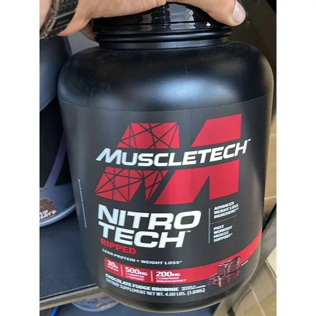 Nitro Tech Ripped 4 Libras Quema Grasa Suplementos Rans 