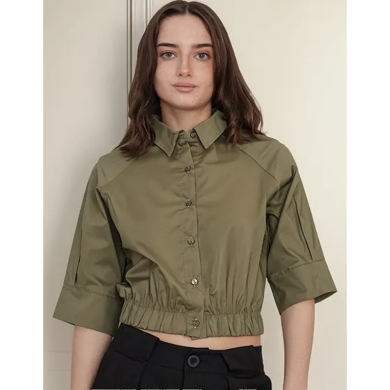 Camisa Mujer Con Elastico Salty Nano