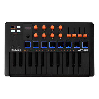 Teclado Controlador 25 Teclas Arturia Minilab 3 Orange Teclado Controlador 25 Teclas Arturia Minilab 3 Orange