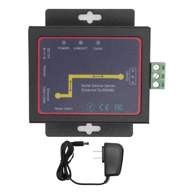 Conversor De Rede Serial Rj45 Para Rs485 Adaptador Txi021
