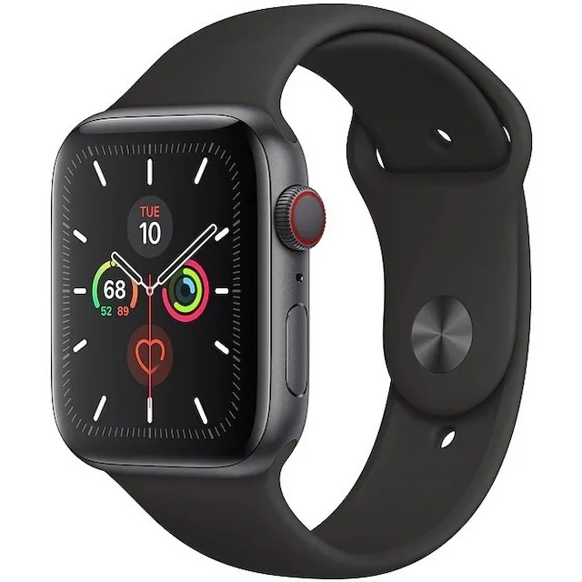 Apple Watch (gps+lte) Series 5 44mm De Aluminio Negro