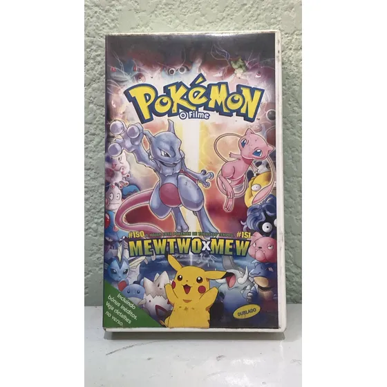 Vhs Pokemon O Filme - Mewtwo X Mew