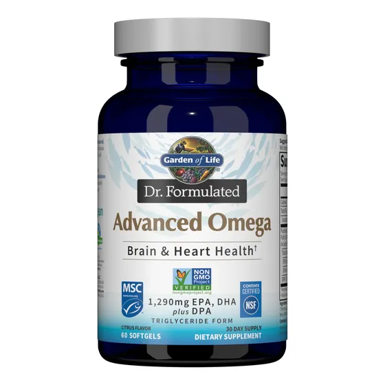 Suplemento Garden Of Life Formulado Por El Dr. Advanced Omeg
