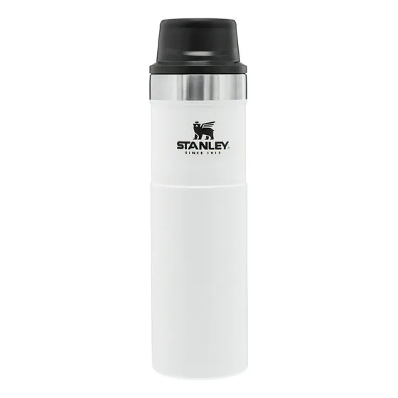 Vaso Termico Stanley 591 Ml One Hand Travel Mug Blanco