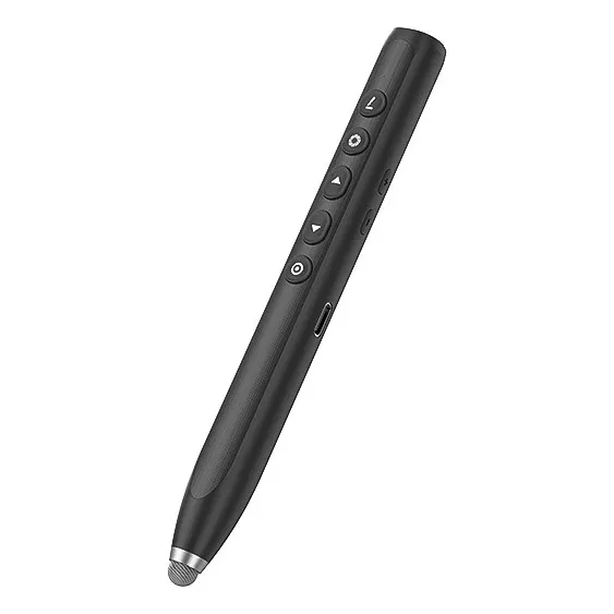 Apresentador Slides Remoto Caneta Stylus Caneta Laser 3 Em 1