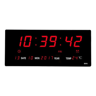 Reloj De Pared Digital Led 36 Cm Termometro Decoracion Hogar Reloj De Pared Digital Led 36 Cm Termometro Decoracion Hogar