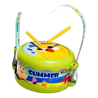 Tambor Verde Infantil Para Aprendizaje Temprano Tambor Verde Infantil Para Aprendizaje Temprano