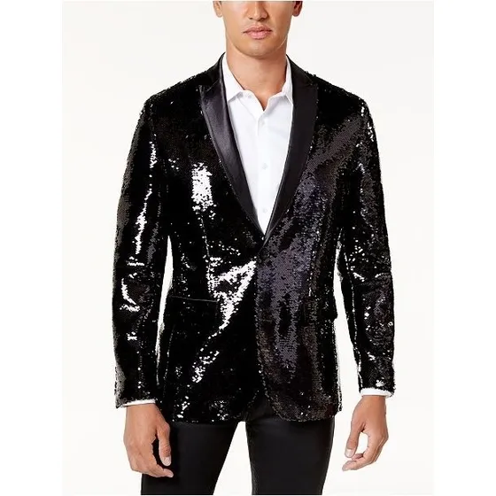 Blazer Original Talla Xs Lentejuelas Reversible Gala Nuevo