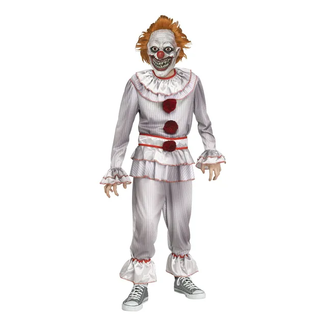Disfraz Payaso Retorcido Niño Original Americano Máscara It