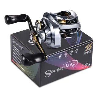 Carretilha De Pesca Sougayilang 7.6:1, 11+1bb Max Drag 10kg Carretilha De Pesca Sougayilang 7.6:1, 11+1bb Max Drag 10kg