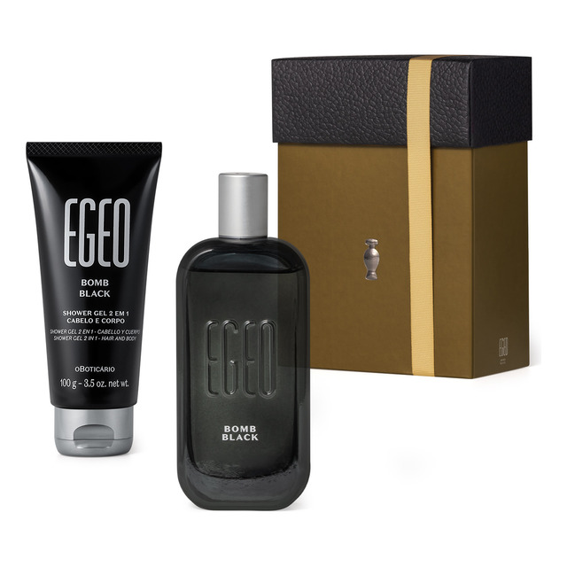 O Boticário Egeo Bomb Black Kit Presente O Boticário Egeo Bomb Black Kit Presente