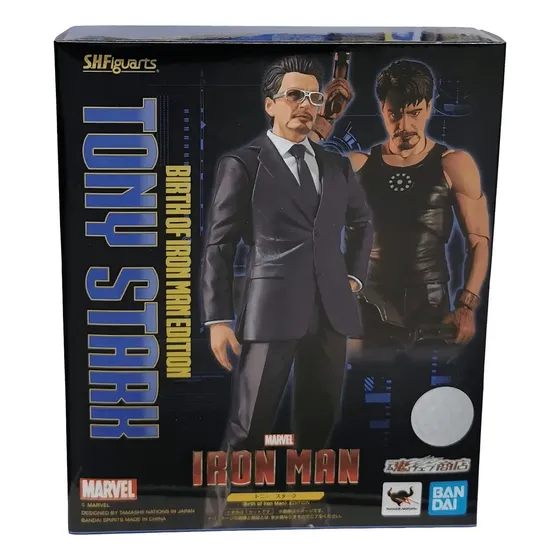 Figura de camarero de Tony Stark de Iron Man de Bandai Marvel