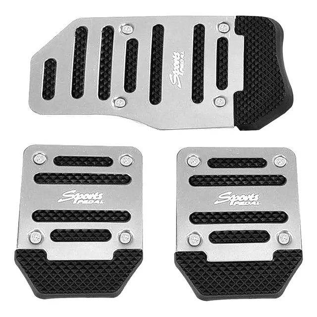 Pedalera Juego Kit . Plata Freno/embrague/acelerador