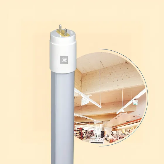 Kit 25 Lâmpada Led Tubular 9w T8 4000k 60cm Bivolt Cor da luz Branco-neutro Bivolt 110V 220V