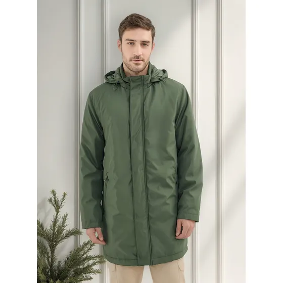 Chaqueta De Hombre Parka Patprimo Color Verde #44080318