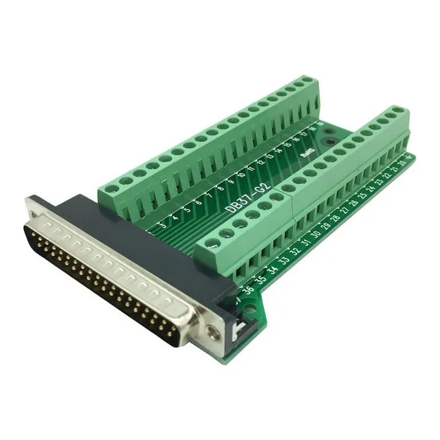 Adaptador Macho Db37-m5 Riel Din Terminal Clemas Conector