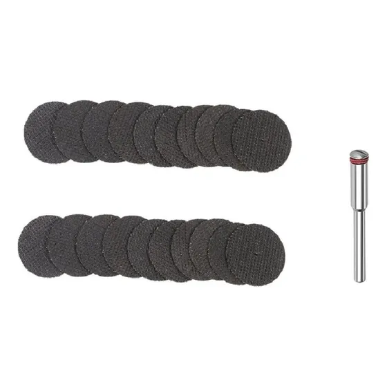 Discos Para Metal Abrasivos Mototool X 20 Unids Mas Mandril