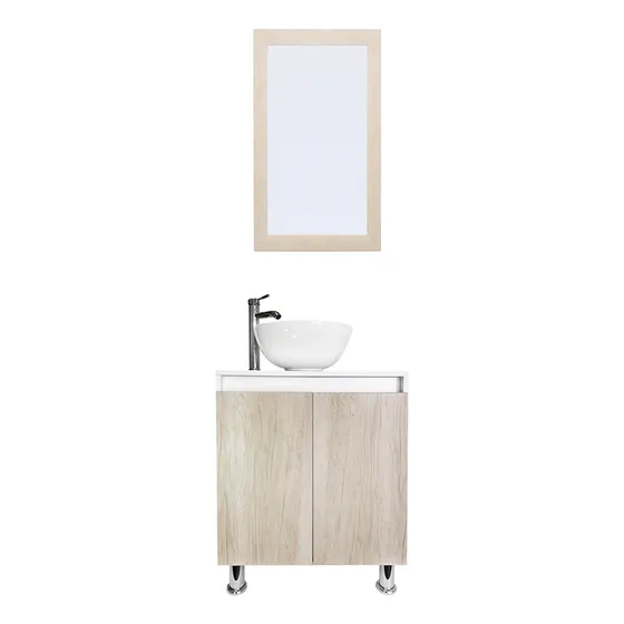 Mueble Gabinete Para Baño Con Ovalin Y Monomando De Lujo