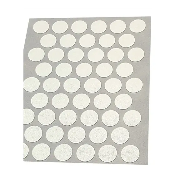 Tapas Tornillos Blanco Con Pegamento X 50 Unidades