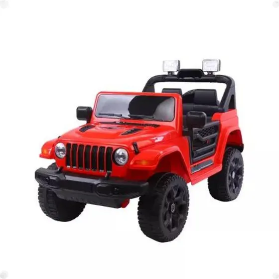 Jeep Auto A Batería Niños 12v Control Remoto Luz Música Mp3