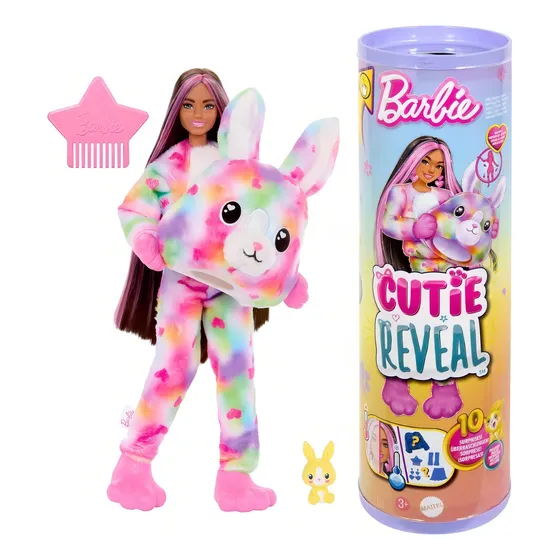 Barbie Cutie Reveal Muñeca Colores De Ensueño Conejito