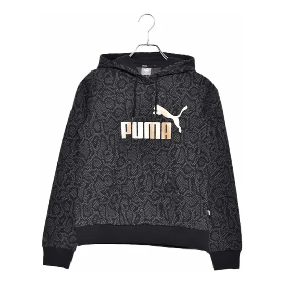 En Stock Abfa Shop Polera Puma Serpiente Logo Capucha Negro