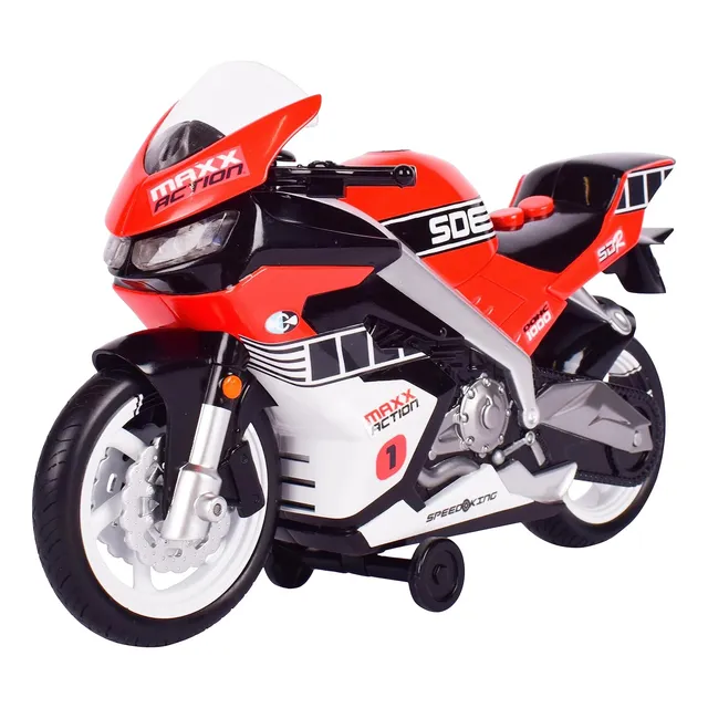 Moto De Juguete Maxx Action Super Bike Con Luces Y Sonidos