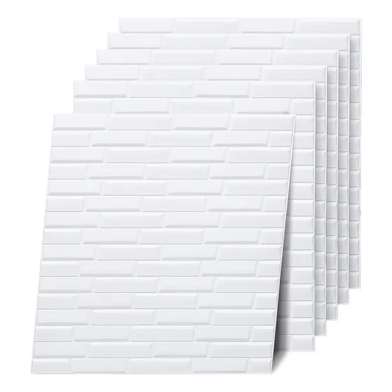 Placa Pared 3d Autoadhesiva Antihumedad 70x70 Decorativa