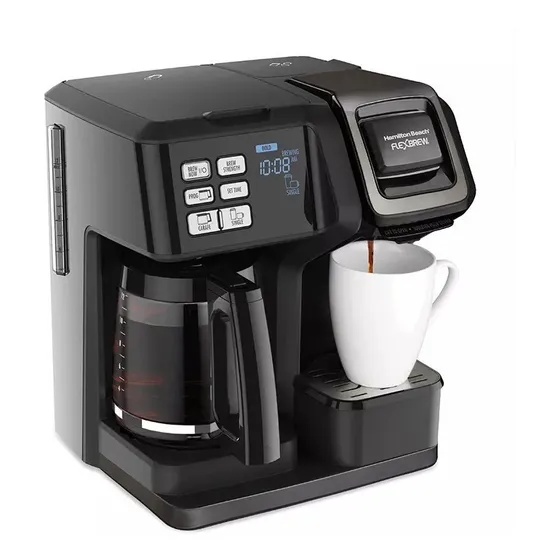 Cafetera Hamilton Beach Programable 12 Tazas Flexbrew 49958