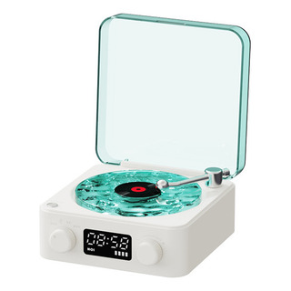 Reproductor De Vinilo Bluetooth The Waves, Luces Ajustables Reproductor De Vinilo Bluetooth The Waves, Luces Ajustables
