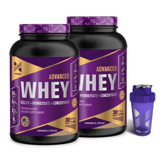 Combo 2u. Advance Whey Protein Xtrenght® + Shaker 600cm3