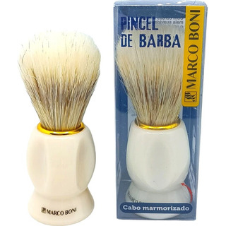 Pincel De Barbear Cerdas Macias Mistas Cabo Marmorizado Pincel De Barbear Cerdas Macias Mistas Cabo Marmorizado