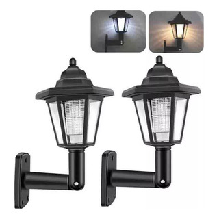 Lámpara De Pared Led Solar Vintage Hexagonal Dusk To Dawn E, Lámpara De Pared Led Solar Vintage Hexagonal Dusk To Dawn E,
