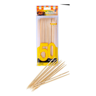 Palitos De Brochette 15 Cm X 50 Un. X 10 Paq. Palitos De Brochette 15 Cm X 50 Un. X 10 Paq.
