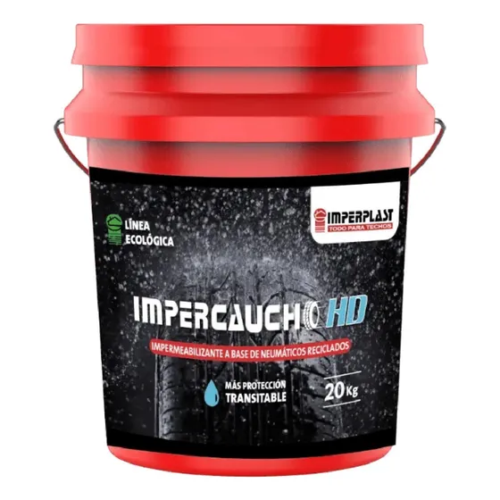 Membrana Líquida Texturada Con Caucho - Impercaucho Hd