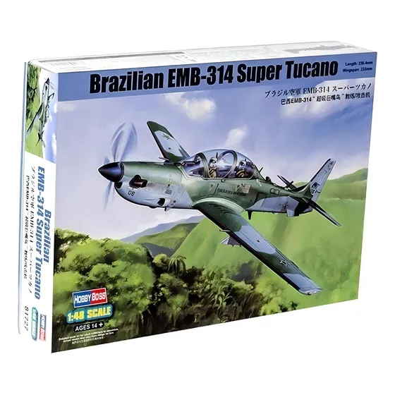 Super Tucano Avion Brasil Modelo 1/48 Hobbyboss 81727 Emb