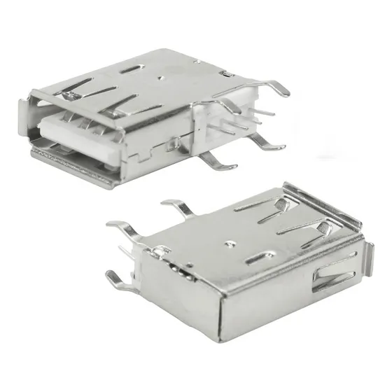 10x Peças Conector Usb Tipo A Fêmea 90 P Pci 4mais4 Terminais
