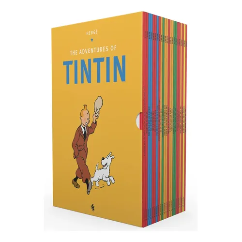 Tintin 1-8巻セット 英語版 ハードカバー As Aventuras De Tintin Herge Coleção Completa Em Inglês | Frete grátis