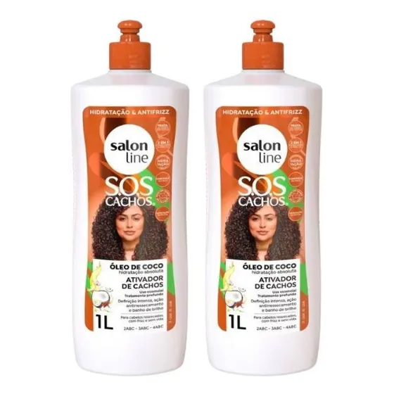 Ativador De Cachos Salon Line 1l Sos Coco Trat Profundo-2un