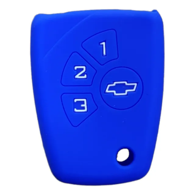 Forro De Control De Alarma Para Chevrolet Color Azul 